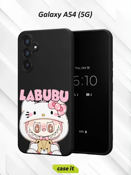 Case it Чехол на Samsung A54 5Gс принтом Лабубу
