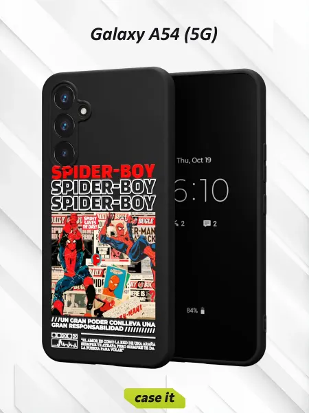 Case it Чехол на Samsung A54 5Gс принтом SPIDER-BOY