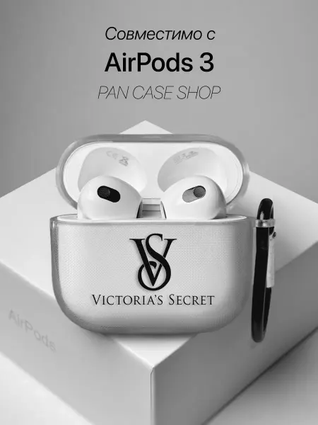 PANCASE Чехол на AirPods 3 с принтом Victoria's Secret