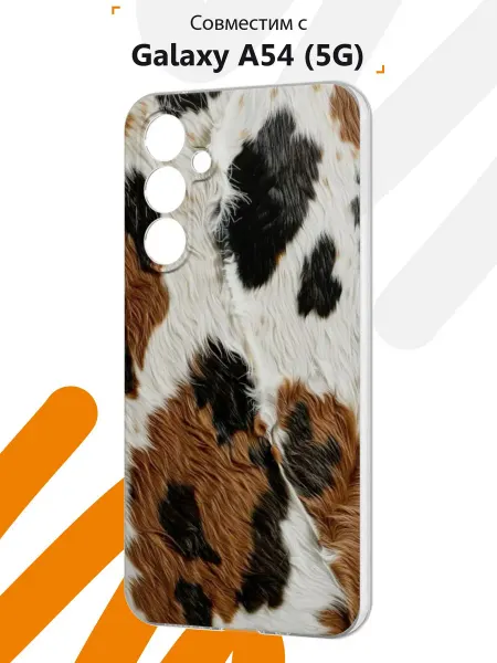 Мобилиус Чехол на Samsung A54 5G с принтом Cow