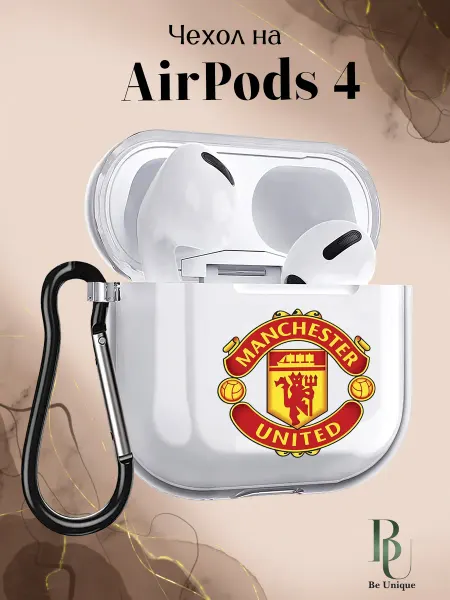 Be Unique Чехол на AirPods 4 4 ANC Manchester United