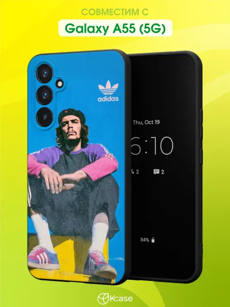 Kcase Чехол на Samsung Galaxy A55 (5G) с принтом Adidas