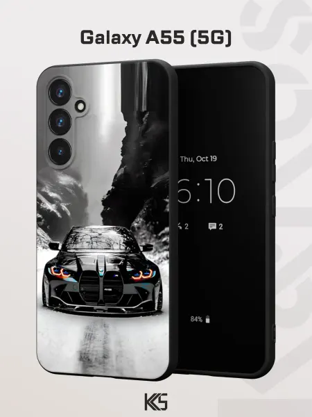 Варибрус Чехол на Samsung A55 (5G) с принтом BMW
