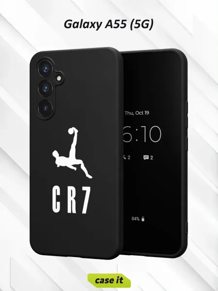 Case it Чехол на Samsung A55 (5G) с принтом логотип бренда CR7