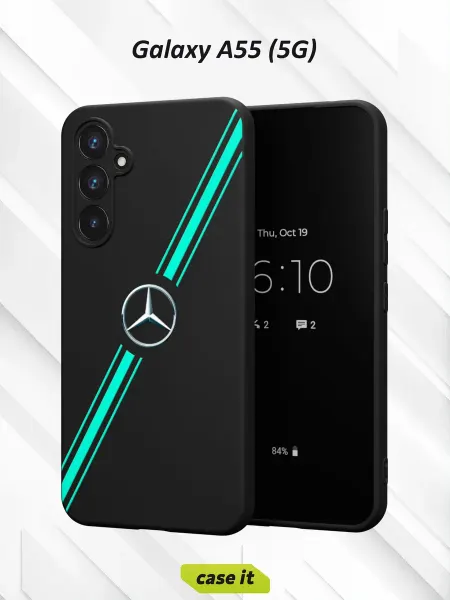 Case it Чехол на Samsung A55 (5G) с принтом Mercedes-AMG Petronas F1