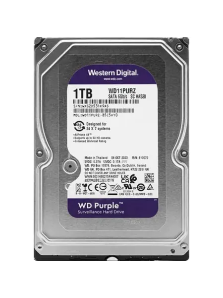 Western Digital Внутренний HDD жесткий диск WD11PURZ WD Purple 1000ГБ