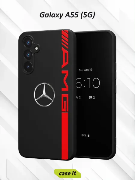 Case it Чехол на Samsung A55 (5G) классическая эмблема Mercedes