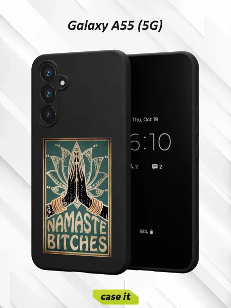 Case it Чехол на Samsung A55 (5G)с принтом Namaste