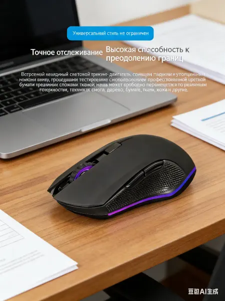 Xiaomi Мышка беспроводная компьютерная 6 кнопок, 1600 dpi