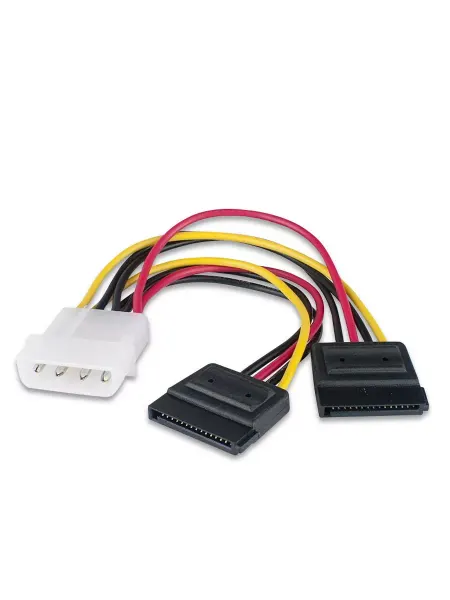 ExpertLand Кабель питания Molex - 2 x SATA 20 см