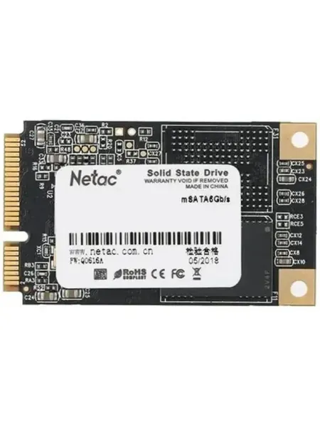 NETAC SSD диск NT01N5M-256G-M3X, 256 ГБ mSATA (Mini-SATA)