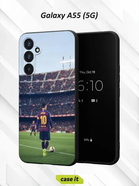 Case it Чехол на Samsung A55 (5G) с принтом Месси Лео