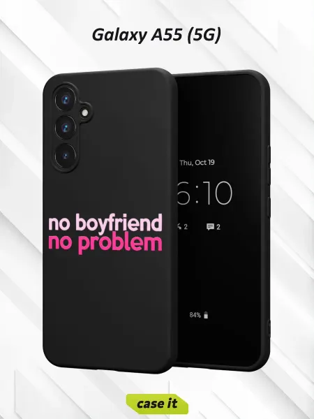 Case it Чехол на Samsung A55 (5G)с принтом Надпись