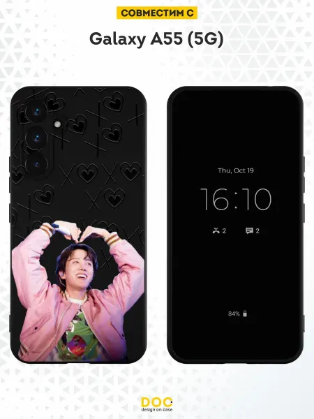 DesignOnCase Чехол на Samsung Galaxy A55 (5G) с принтом J-Hope