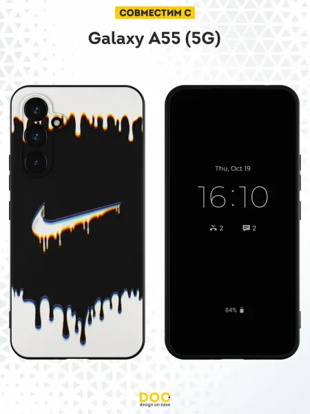 DesignOnCase Чехол на Samsung Galaxy A55 (5G) с принтом Nike
