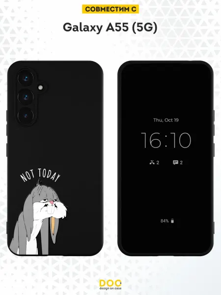 DesignOnCase Чехол на Samsung Galaxy A55 (5G) с принтом Багз Банни