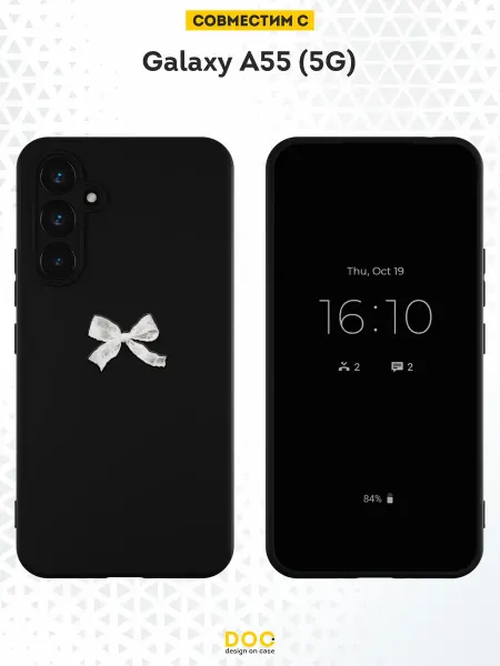 DesignOnCase Чехол на Samsung Galaxy A55 (5G) с принтом Бант