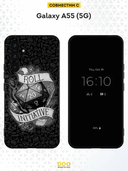 DesignOnCase Чехол на Samsung Galaxy A55 (5G) с принтом ДнД