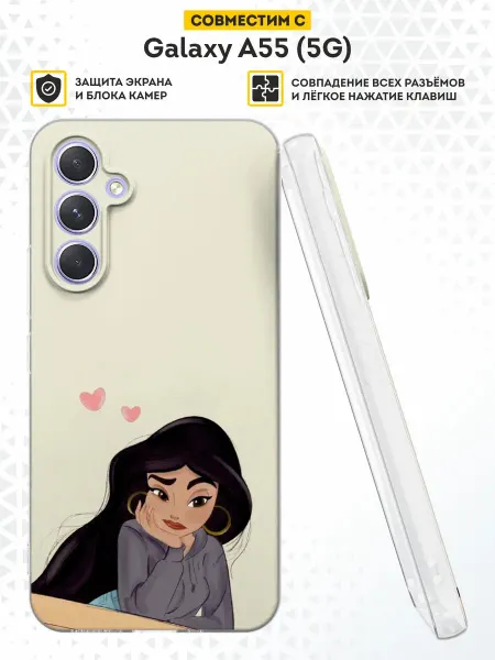 DesignOnCase Чехол на Samsung Galaxy A55 (5G) с принтом Жасмин