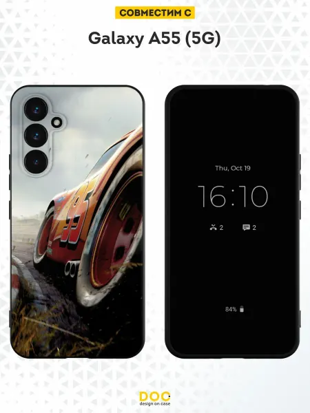 DesignOnCase Чехол на Samsung Galaxy A55 (5G) с принтом Маквин