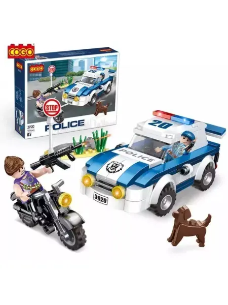 LEGO Конструктор Полицейская погоня за собакой 185 деталей 3920