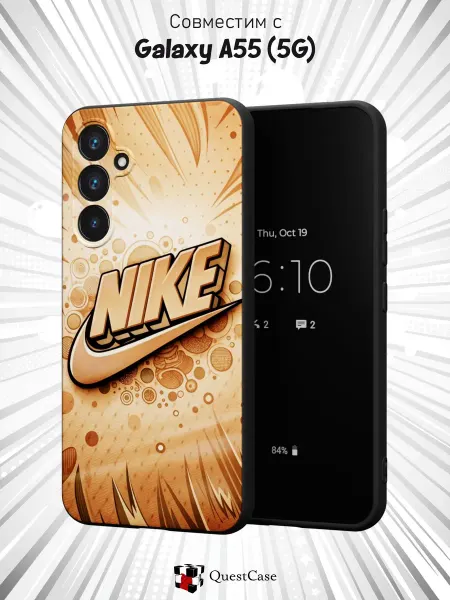 QuestCase Чехол на Samsung Galaxy A55 (5G) с принтом Nike