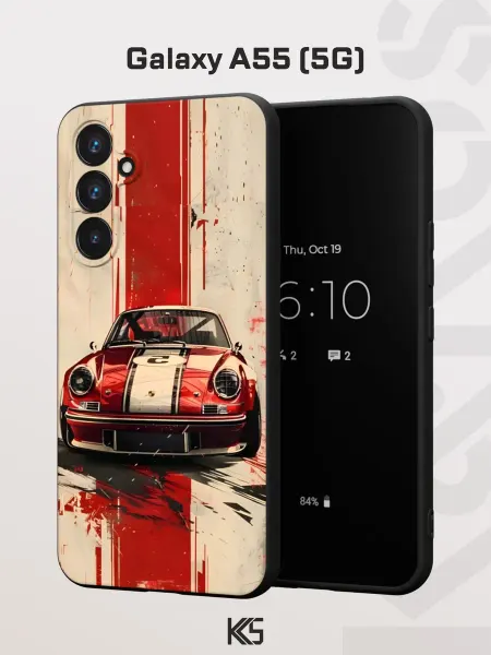 Варибрус Чехол на Samsung A55 (5G) с принтом Porsche