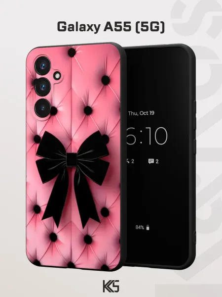 Варибрус Чехол на Samsung A55 (5G) с принтом Бант