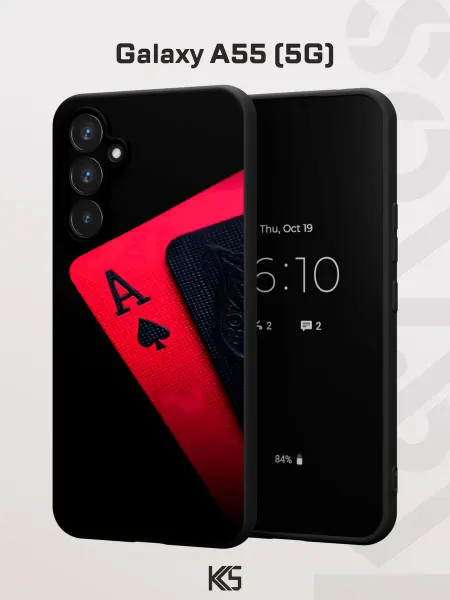 Варибрус Чехол на Samsung A55 (5G) с принтом Карта