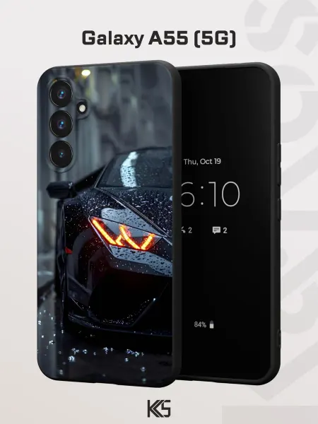 Варибрус Чехол на Samsung A55 (5G) с принтом Машина