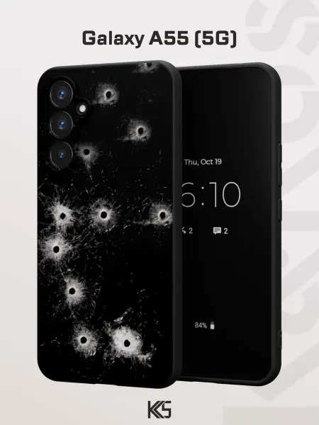 Варибрус Чехол на Samsung A55 (5G) с принтом Пули