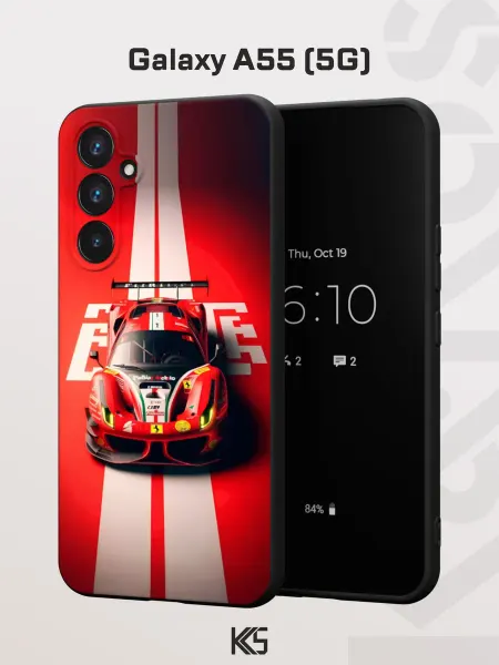 Варибрус Чехол на Samsung A55 (5G) с принтом Феррари