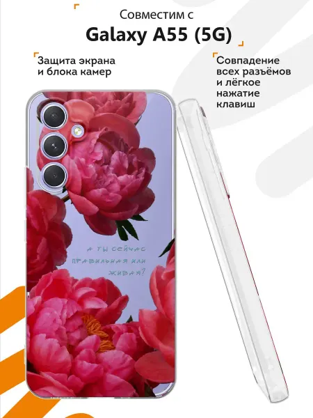 Мобилиус Чехол на Samsung A55 (5G) с принтом Мотивация