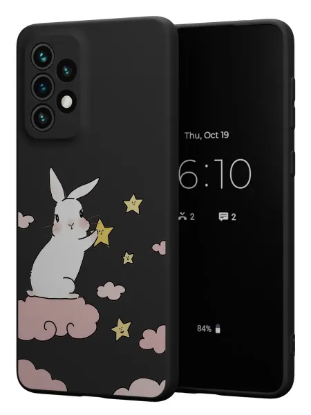 FACTORIA Чехол на Samsung A73 5G с принтом Зайка