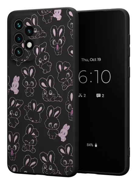 FACTORIA Чехол на Samsung A73 5G с принтом Зайчики