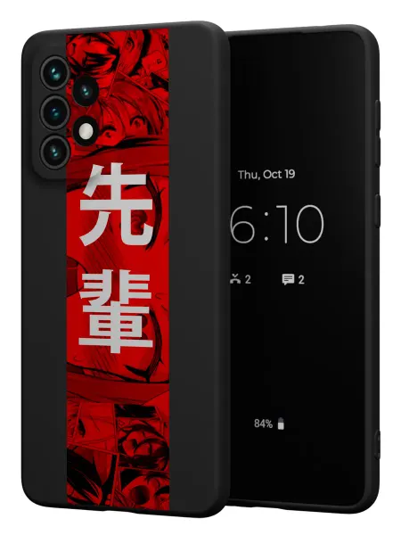 FACTORIA Чехол на Samsung A73 5G с принтом Иероглифы