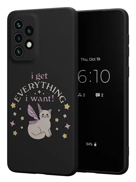 FACTORIA Чехол на Samsung A73 5G с принтом Котик