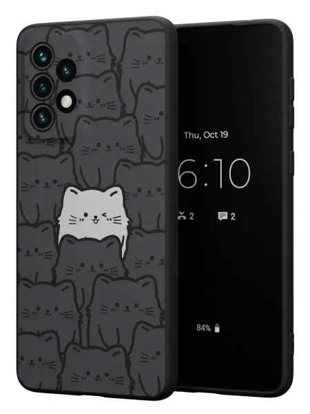 FACTORIA Чехол на Samsung A73 5G с принтом Котики