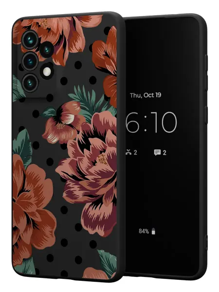 FACTORIA Чехол на Samsung A73 5G с принтом Пионы