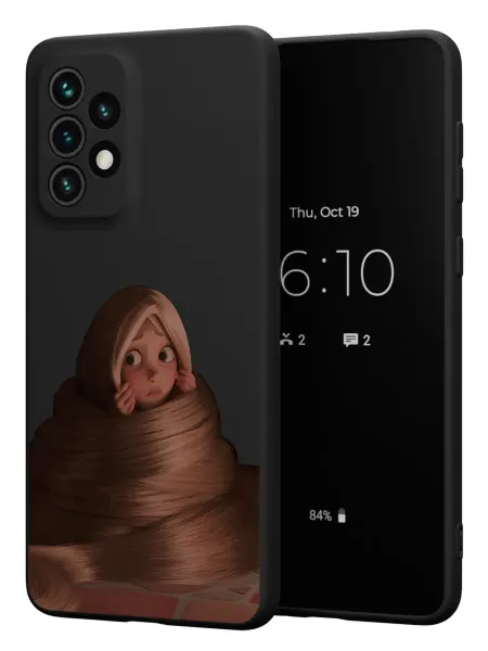 FACTORIA Чехол на Samsung A73 5G с принтом Рапунцель