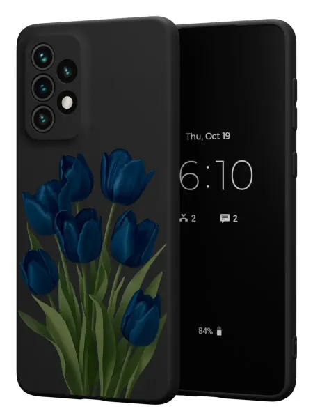 FACTORIA Чехол на Samsung A73 5G с принтом Тюльпаны