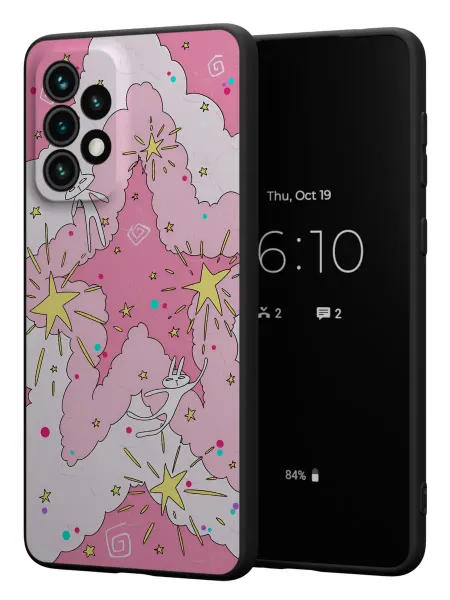 FACTORIA Чехол на Samsung A73 5G с принтом звезды Y2K