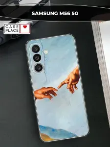 Силиконовый чехол на Samsung M56 5G / Самсунг М56 5G эстетичный