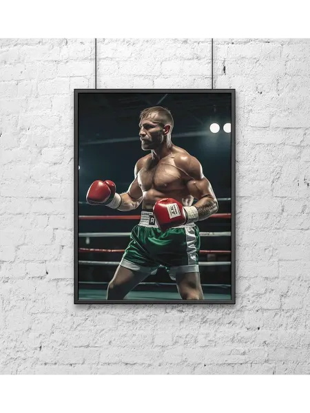 Poster Mall Постер на стену Боксер на ринге 30х40