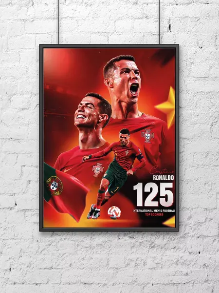 Poster Mall Постер Футбол - Криштиану Роналду 30х40