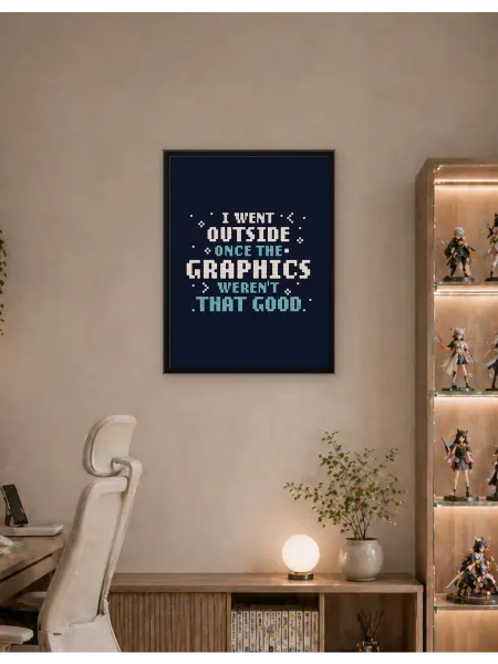 Postersbase Постер Я вышел на улицу, когда графика была не такой у 50x70
