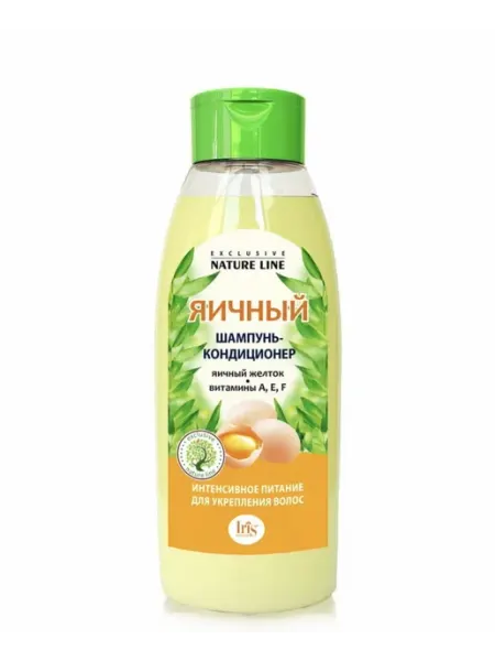 IRIS "EXCLUSIVE NATURE LINE" Шампунь-кондиционер ЯИЧНЫЙ 520г