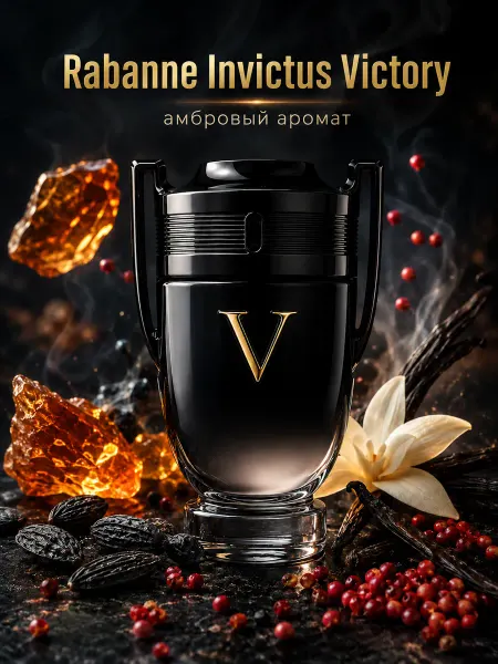 Парфюмерная вода Rabanne Invictus Victory 100 мл, мужская