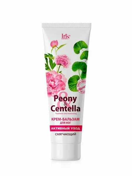 IRIS "Peony & Centella" Крем-бальзам для ног активный уход 100мл
