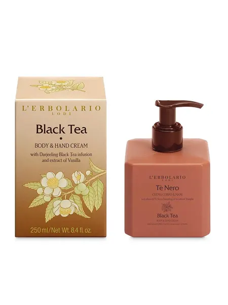 L'ERBOLARIO Крем для тела и рук увлажняющий смягчающий BLACK TEA